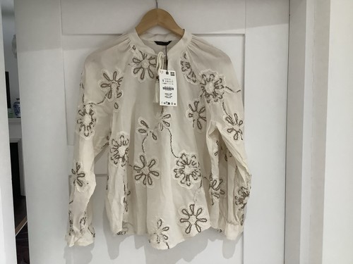 Zara necked blouse long - zara, blouse.