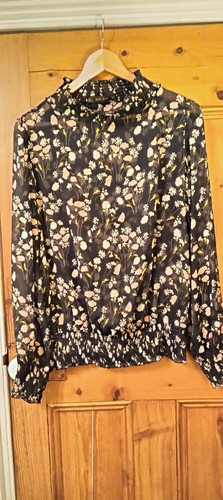 Zara women black floral high - zara, women's