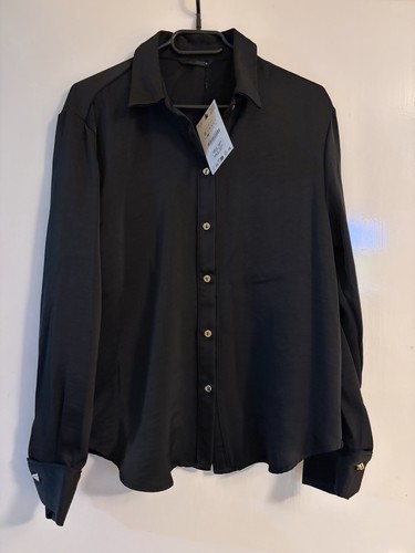 Zara women black - black, satin