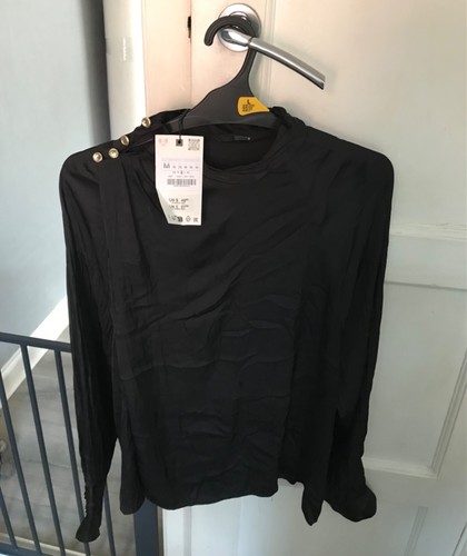 Women new zara blouse size - size, m