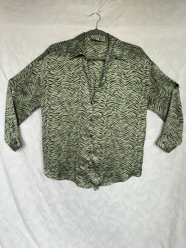 Woman zara blouse green - blouse,