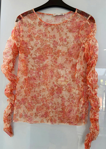 Zara women sheer - zara, floral