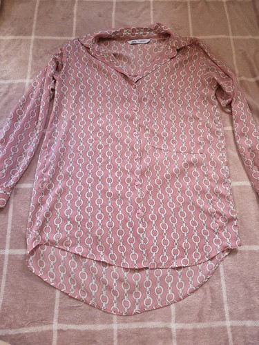 Ladies zara blouse - pink, s