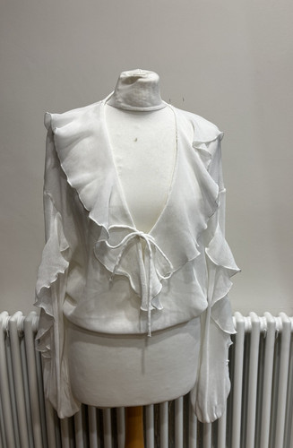 Zara women white long sleeve - zara,