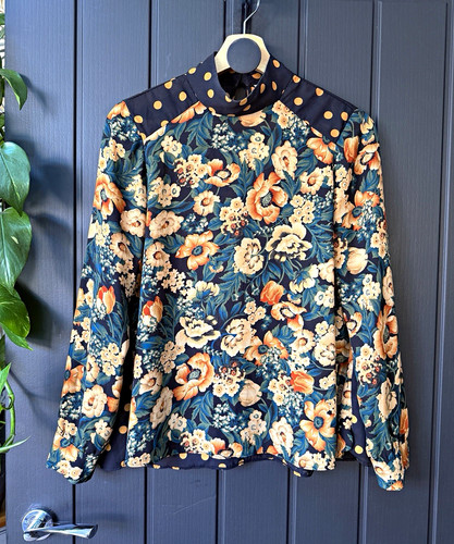 Zara women blouse navy - zara, xs