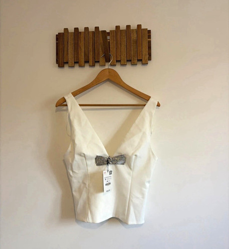 Zara women white solid - women’s,