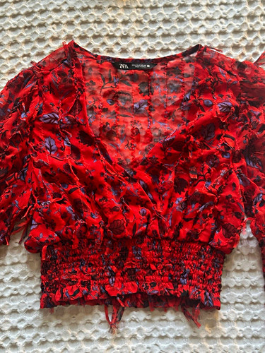 Zara women red purple - red,