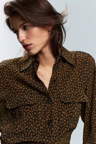 Zara flowing printed blouse - , ~