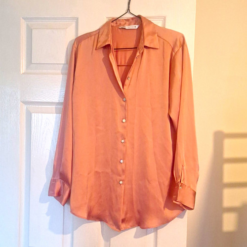 Zara women pink - xs, solid