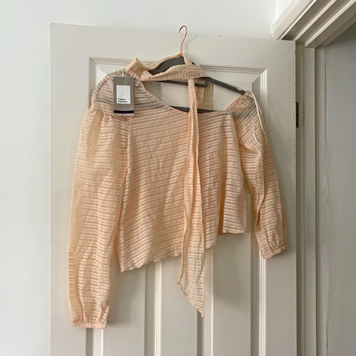 Zara women beige striped - women’s,