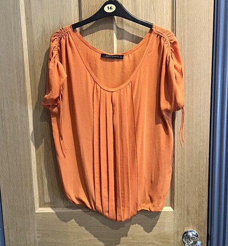 Zara woman women orange - zara,