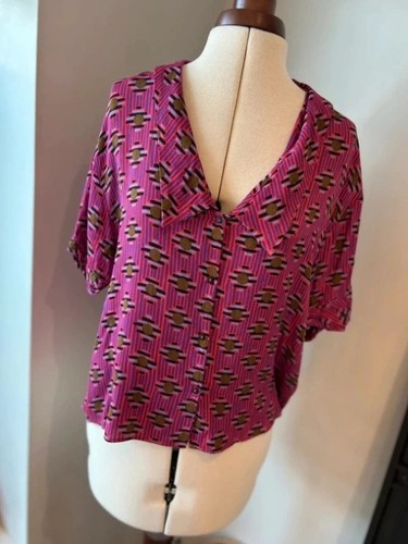 Zara trf retro geometric print - zara,
