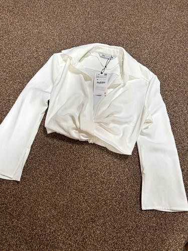 Zara women white solid - women’s,