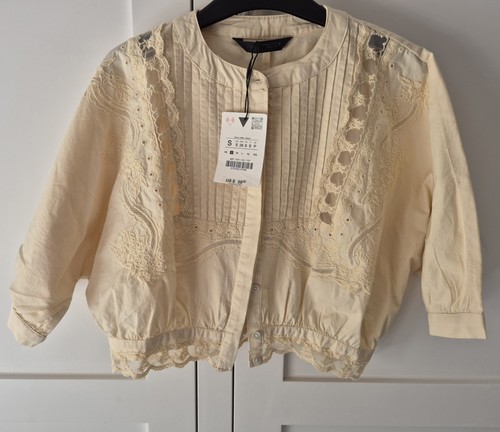 Zara beige cotton - zara,