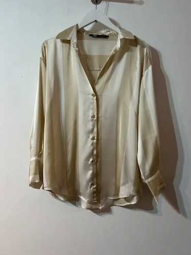 Zara silky look long sleeve
