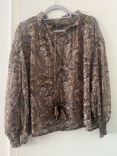 Zara ladies printed blouse - ladies,