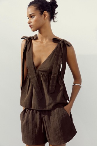 Zara bow blouse