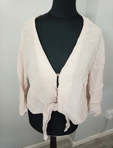 Ladies zara beige - blouse, size