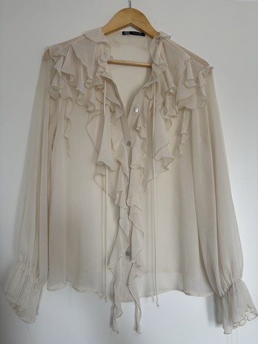 Women blouse beige zara - zara, size