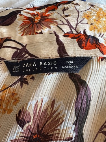 Zara basic collection floral - zara,