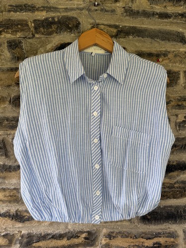 Zara blue white - blue, striped