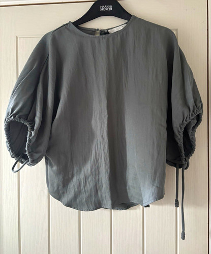 Zara grey khaki - zara, grey/khaki
