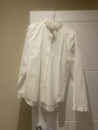 Zara women white ruffle - zara,