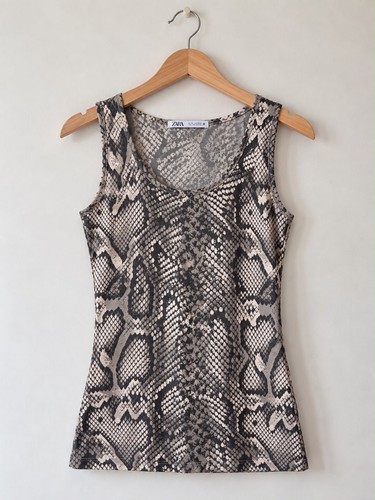 Zara basic snakeskin print - zara,