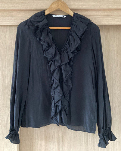 Zara collection blouse with - zara,