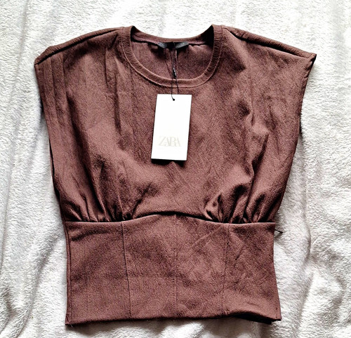 Zara women brown corset - women’s,