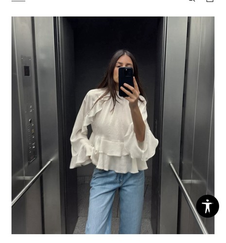 Zara women blouse with - women’s,