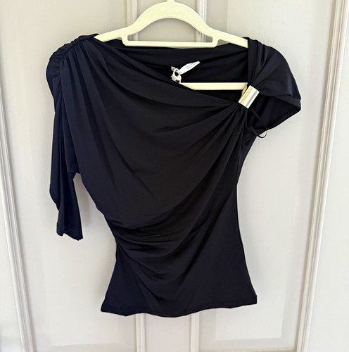 Zara black asymmetric - black,