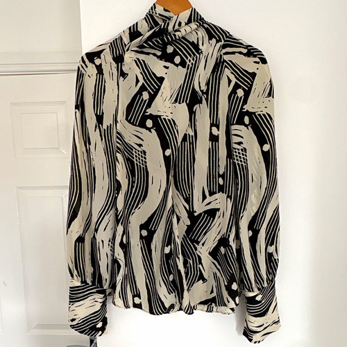 Zara women abstract blouse - zara,