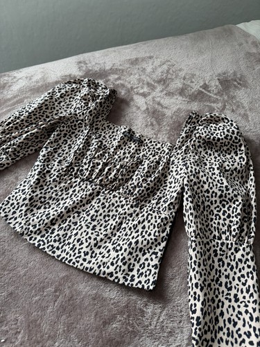 Zara leopard print top size - zara,