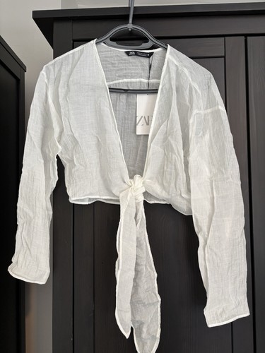 Zara women white tie - women’s, up