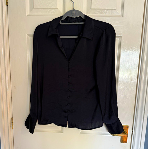 Zara women black solid - women's,