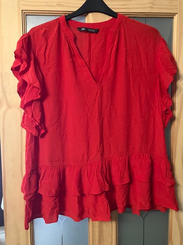 Zara women red solid - zara, women’s