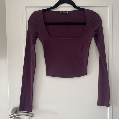 Zara square neck - neck, top