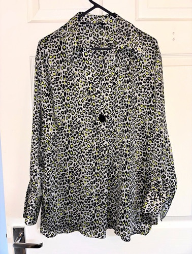 Zara leopard print collared - zara,