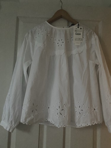 Zara white blouse size - blouse, s