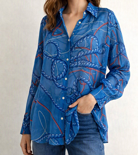 Zara nautical rope print - zara,