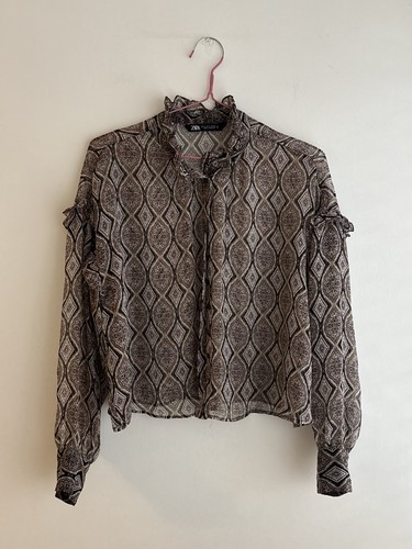 Zara women sheer blouse - women’s,
