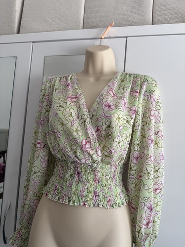 Zara floral blouse top size - floral,