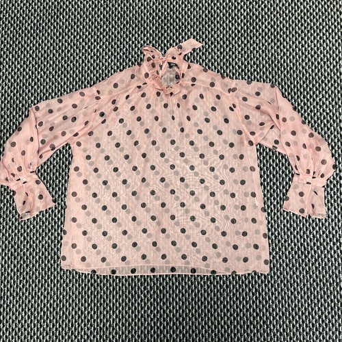 Zara blouse size small pink