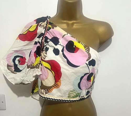 Zara women white floral - zara, xs