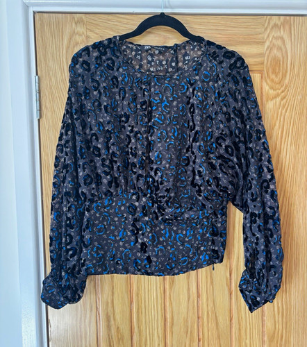 Zara women black blue - women’s, black/blue