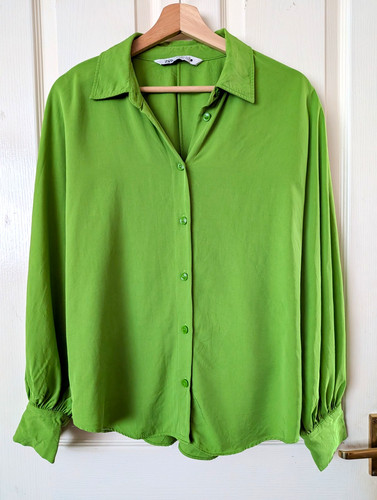 Zara women green solid - zara, women’s