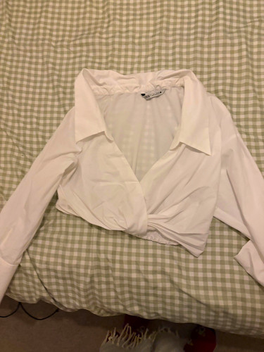 Zara women white solid - women's,