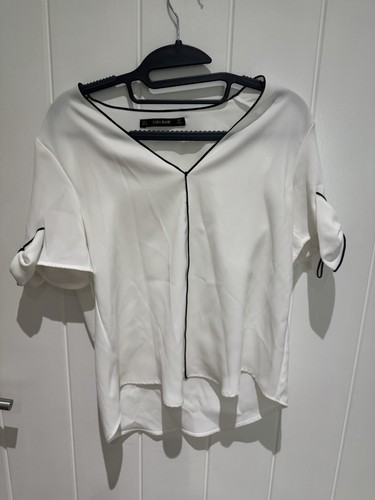 Zara basic white short sleeve - zara,