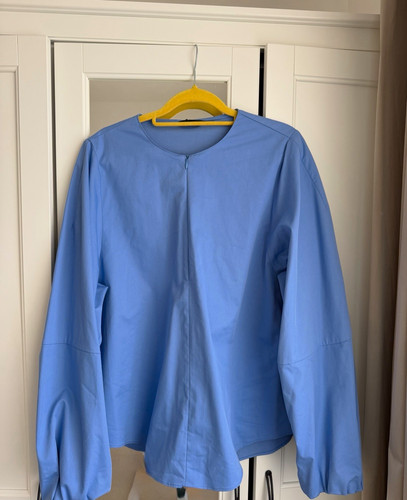 Zara women blue round neck - zara,